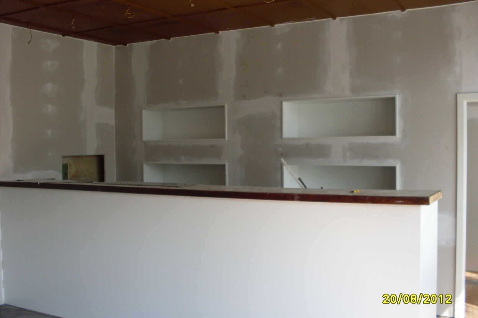 Referenz - Hochbau - Aufnahme vom Trockenbau eines Einfamilienhauses vom 20.08.2012
